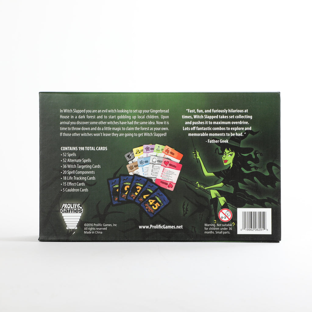 Witch Slapped Card Game Left Justified Studio & Prolific Games